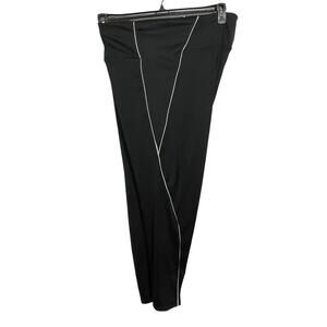 Reebok Women's Workout Ready Rib High Rise Leggings Black 4x